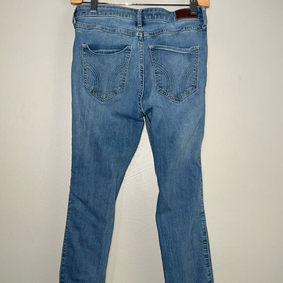Hollister high rise super skinny distressed denim jeans size 28 x 28 - Picture 6 of 7